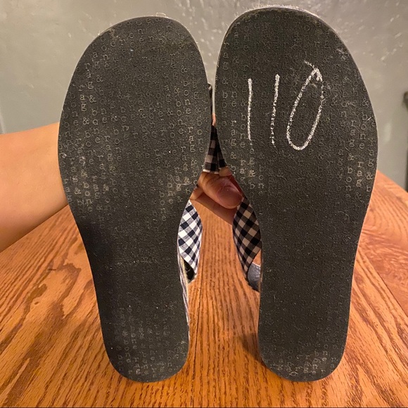 rag & bone Megan Gingham Espadrille Sandals - Picture 7 of 7